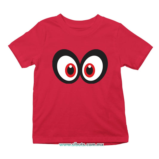 Playera Niño Super Mario Odissey Cappy