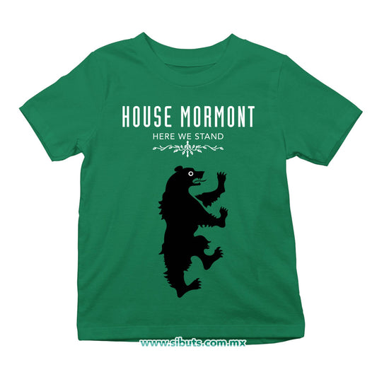 Playera Niño Game Of Thrones House Mormont