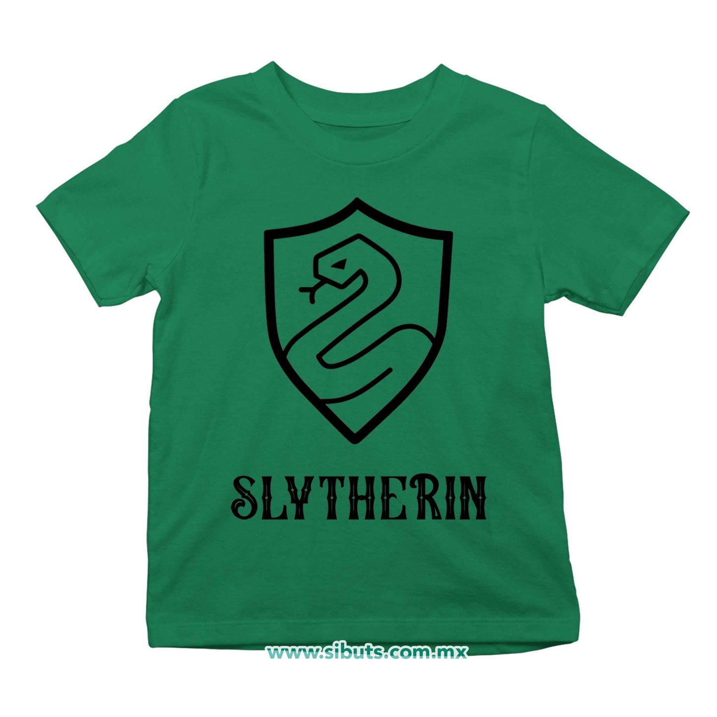 Playera NIño Harry Potter Slytherin