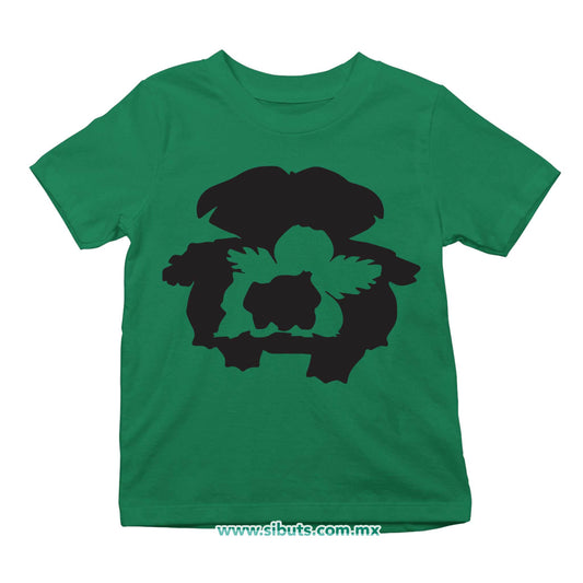 Playera Niño Pokemon Bulbasaur Evolutions
