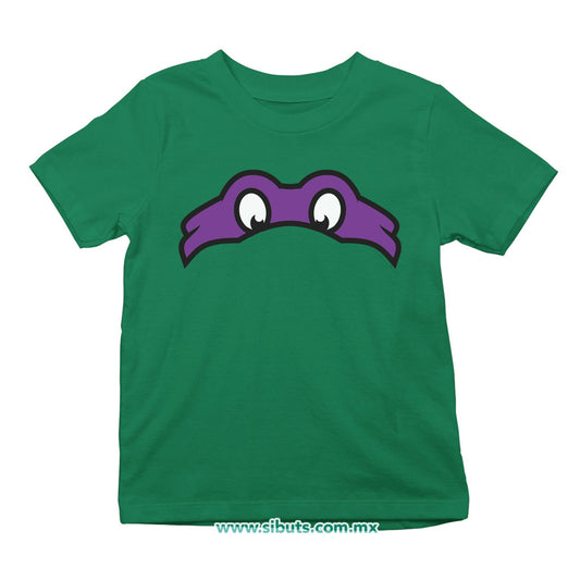 Playera Niño Tortuga Ninja Donatelo