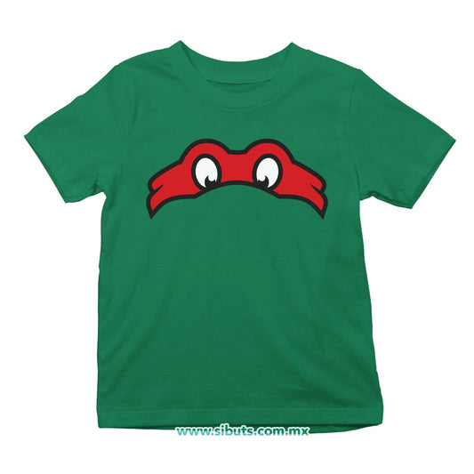 Playera Niño Tortuga Ninja Rafael