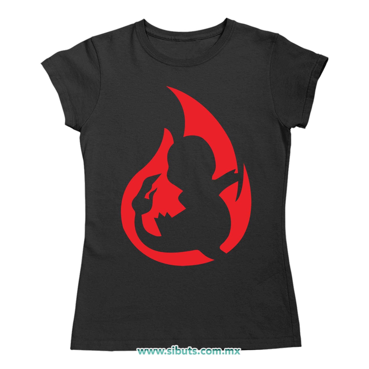 Playera Mujer Pokemon Charmander