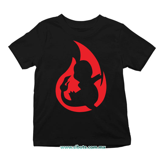 Playera Niño Pokemon Charmander
