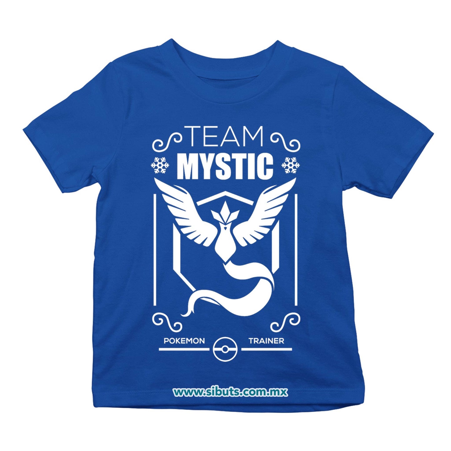 Playera Niño Pokemon Team Mystic Azul