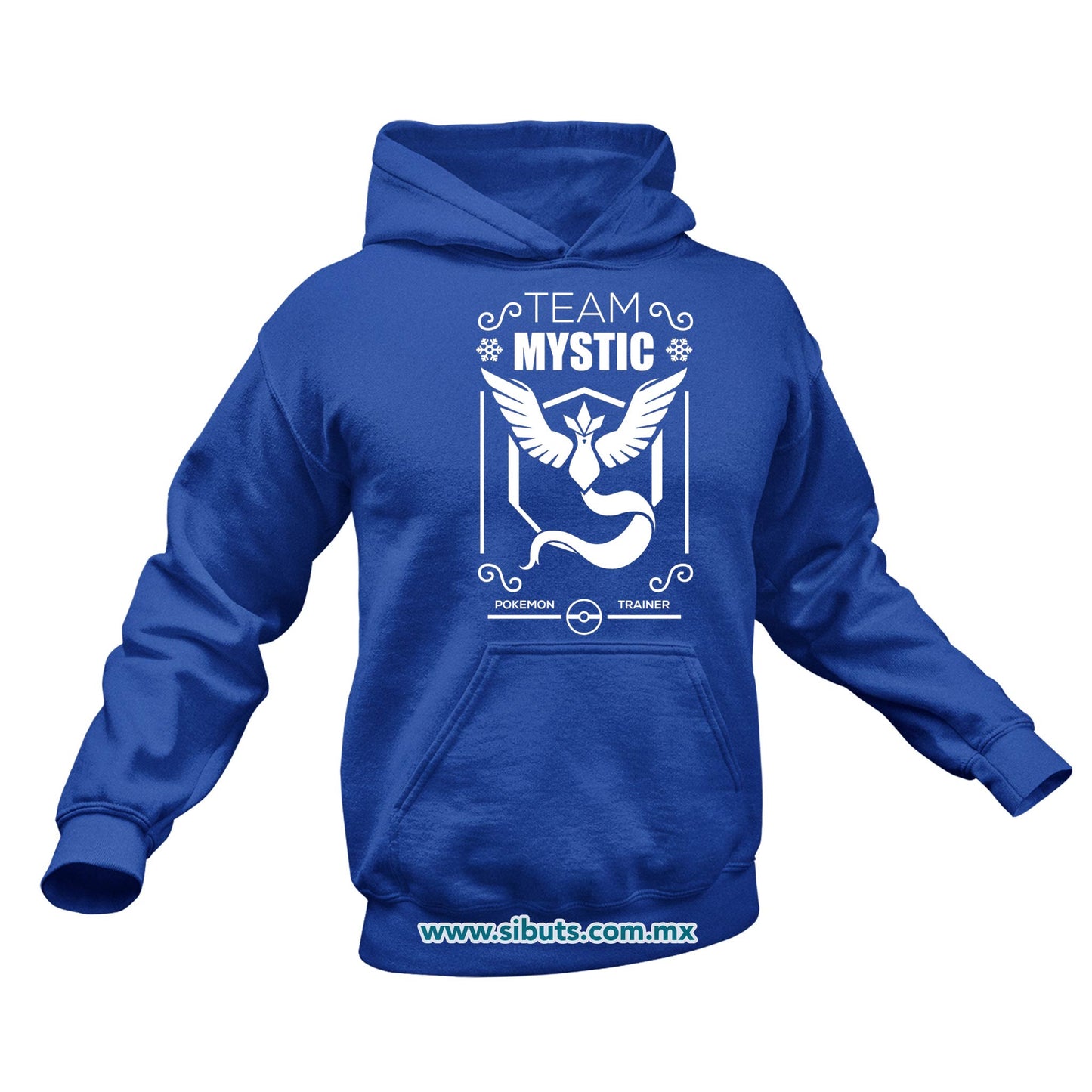 Sudadera Hombre Gorro Pokemon Team Mystic Azul
