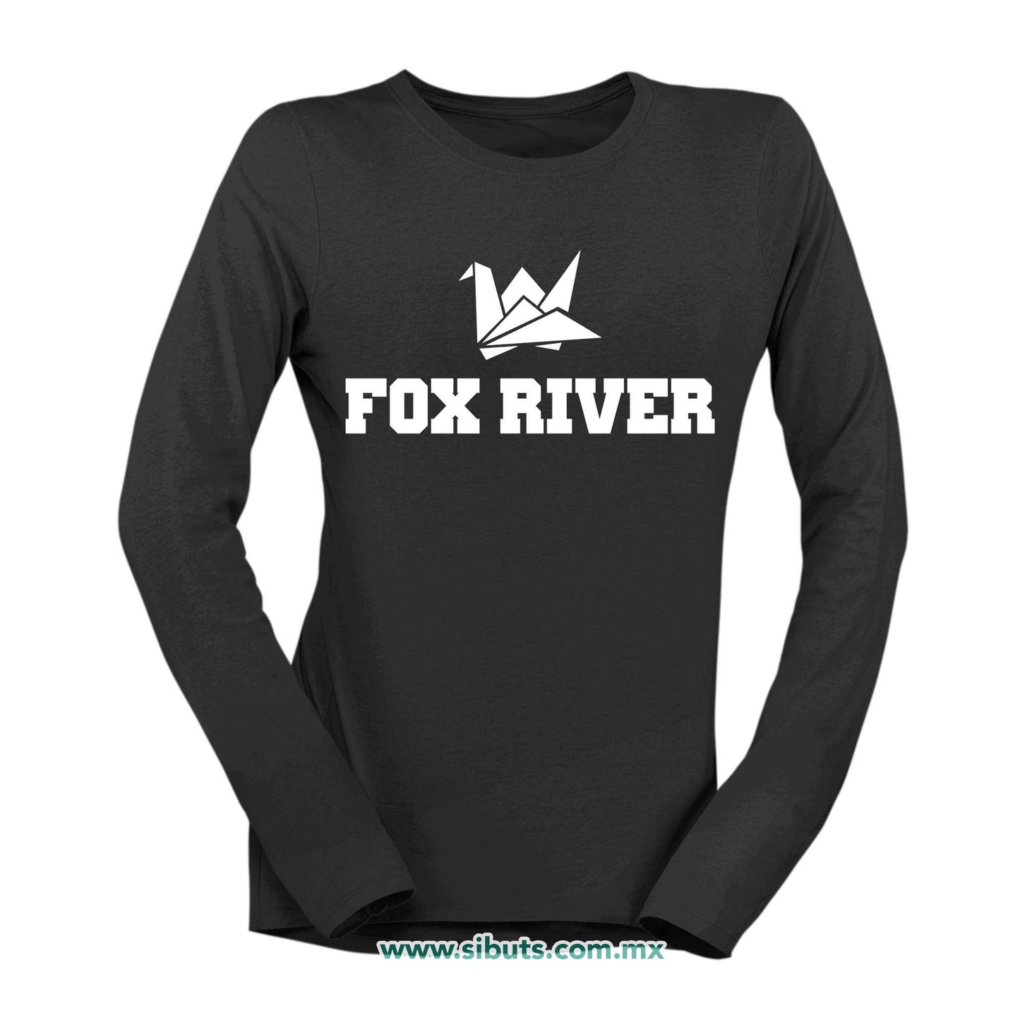 Playera Mujer Manga Larga Prison Break Fox River