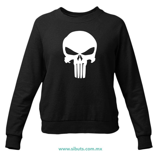 Sudadera Mujer Cuello Redondo The Punisher