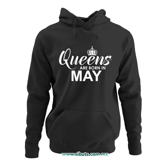 Sudadera Mujer Gorro Las Reinas Nacieron En Mayo