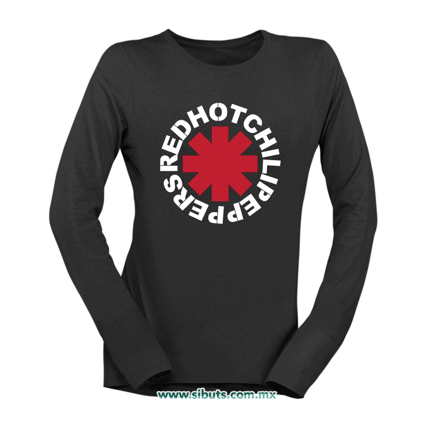 Playera Mujer Manga Larga Red Hot Chili Peppers