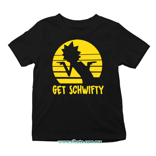 Playera Niño Rick And Morty Get Schwifty