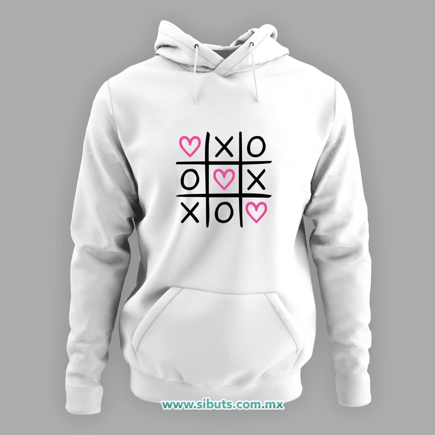 Sudadera Mujer Gorro San Valentin Juego de Gato