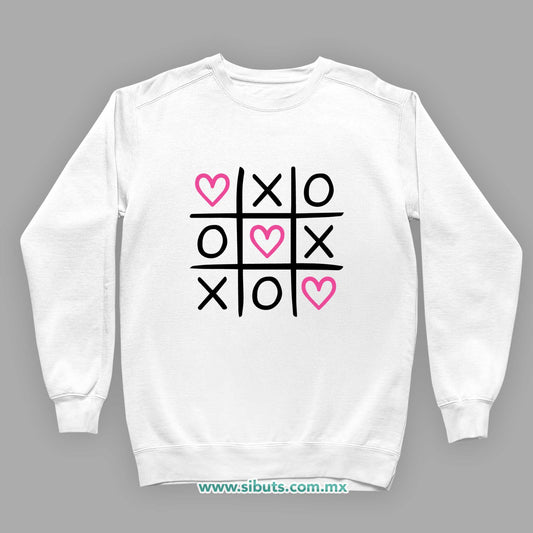 Sudadera Niña Cuello Redondo San Valentin Juego de Gato