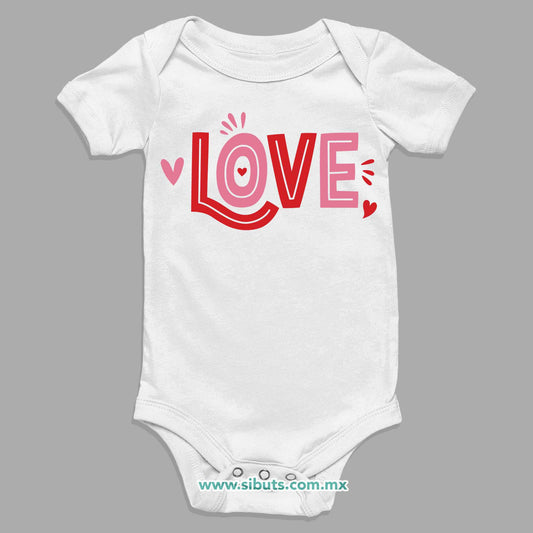 Pañalero Bebé San Valentin Love