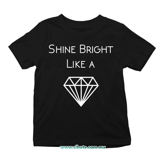 Playera Niño Shine Bright Like A Diamond