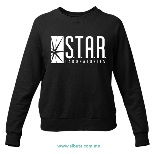 Sudadera Mujer Cuello Redondo Flash Star Lab Laboratories