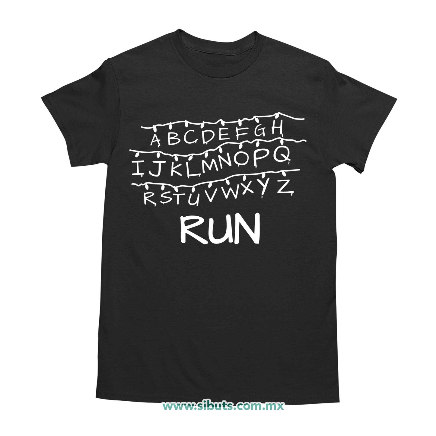 Playera Hombre Stranger Things Abcededario