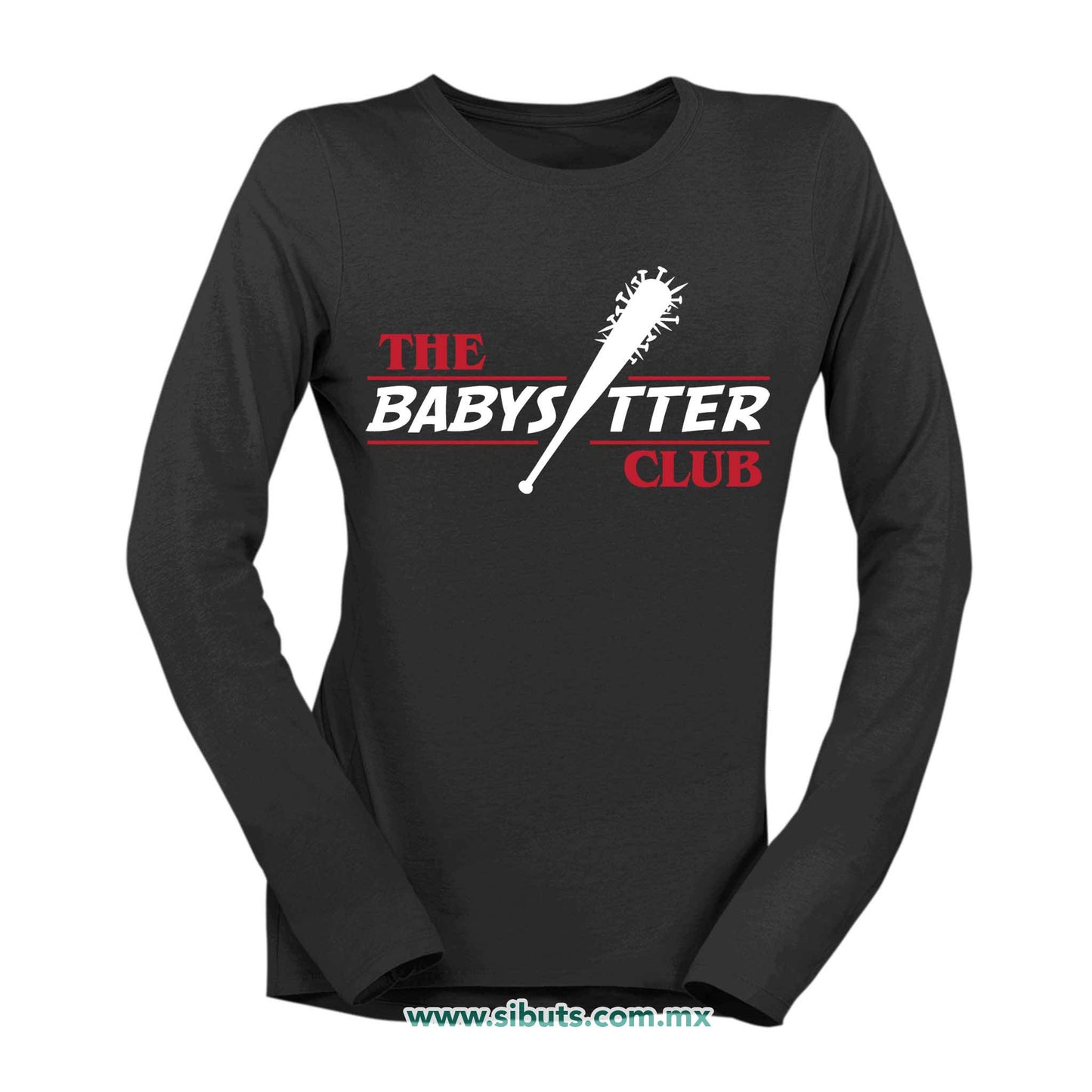 Playera Mujer Manga Larga Stranger Things The Babysitter Club