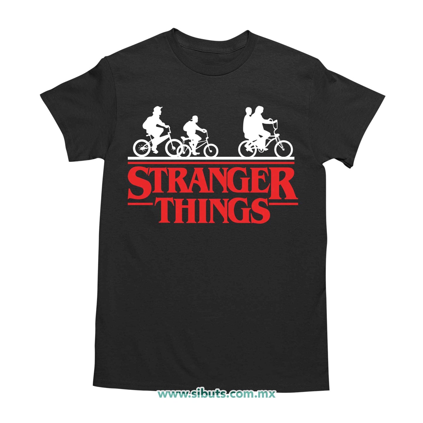 Playera Hombre Stranger Things Bicicletas