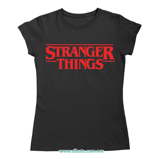 Playera Mujer Stranger Things