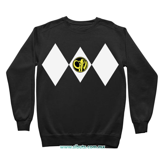 Sudadera Niño Cuello Redondo Power Ranger Negro