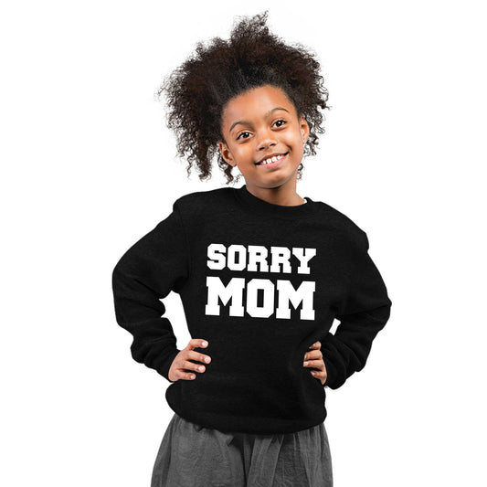 sudadera niña sorry mom