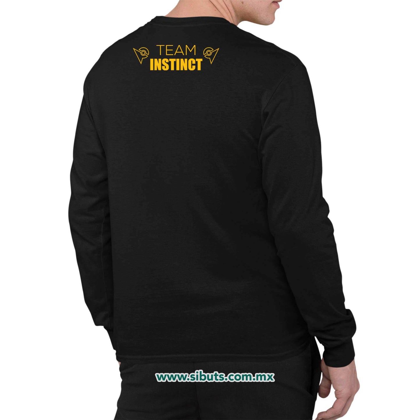 Sudadera Hombre Cuello Redondo Pokemon Go Team Instinct