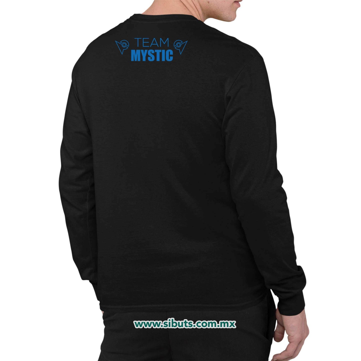 Sudadera Hombre Cuello Redondo Pokemon Go Team Mystic