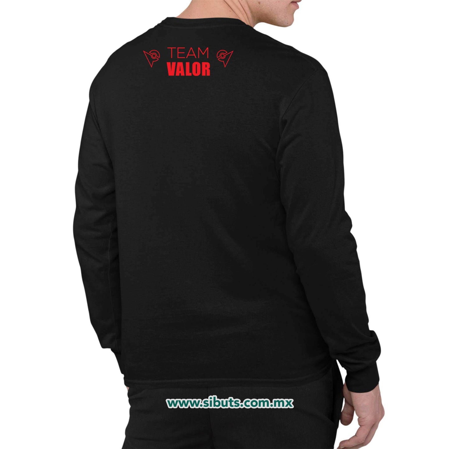 Sudadera Hombre Cuello Redondo Pokemon Go Team Valor