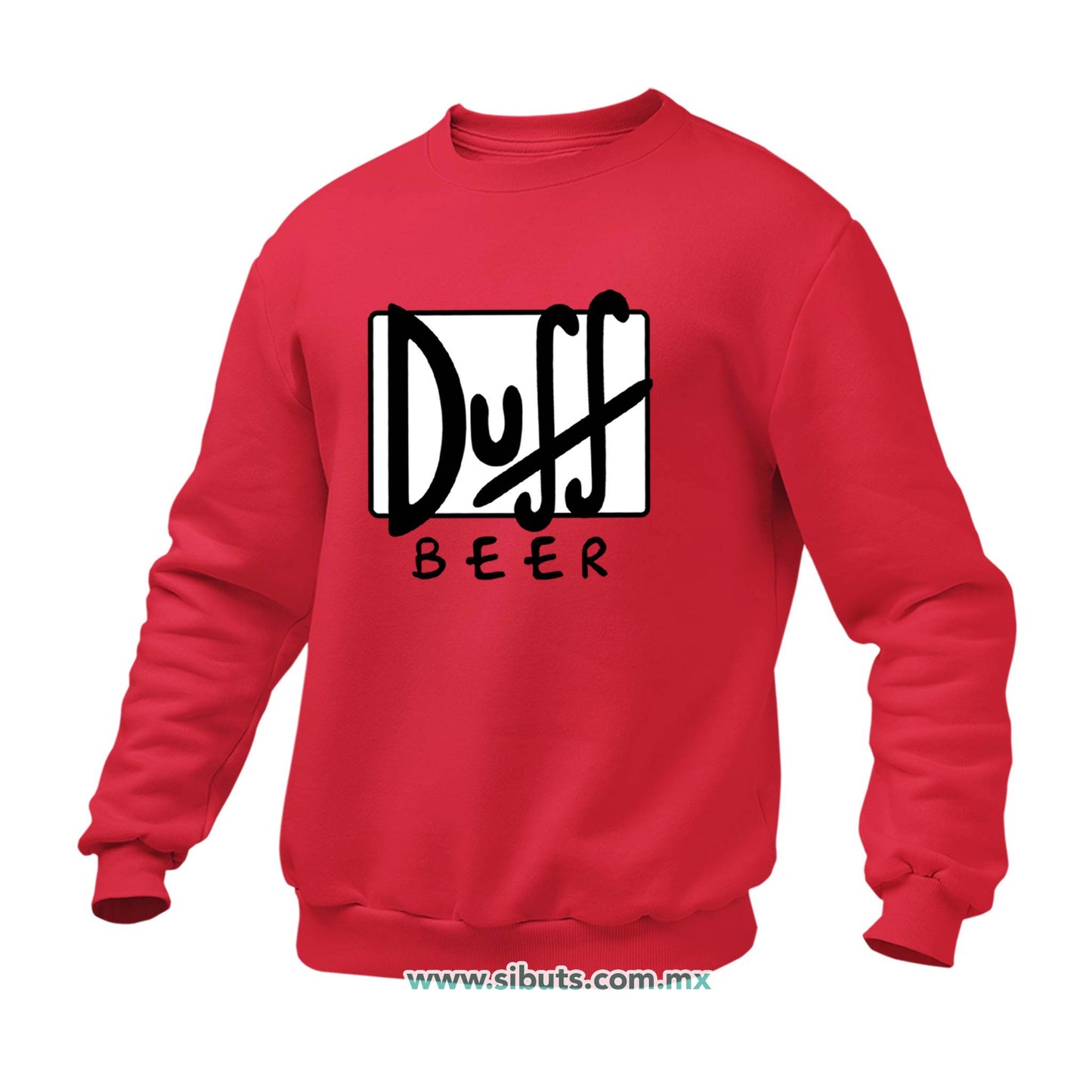 Sudadera Hombre Cuello Redondo Los Simpsons Beer Duff