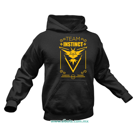 Sudadera Hombre Gorro Pokemon Go Team Instinct