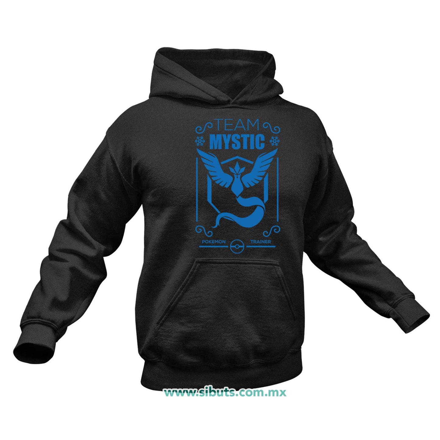 Sudadera Hombre Gorro Pokemon Go Team Mystic