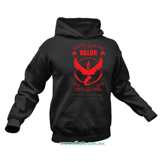 Sudadera Hombre Gorro Pokemon Go Team Valor