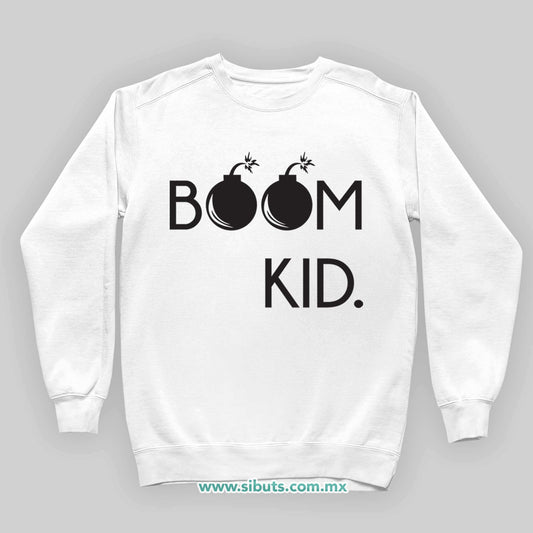 Sudadera Niño Cuello Redondo Boom Kid
