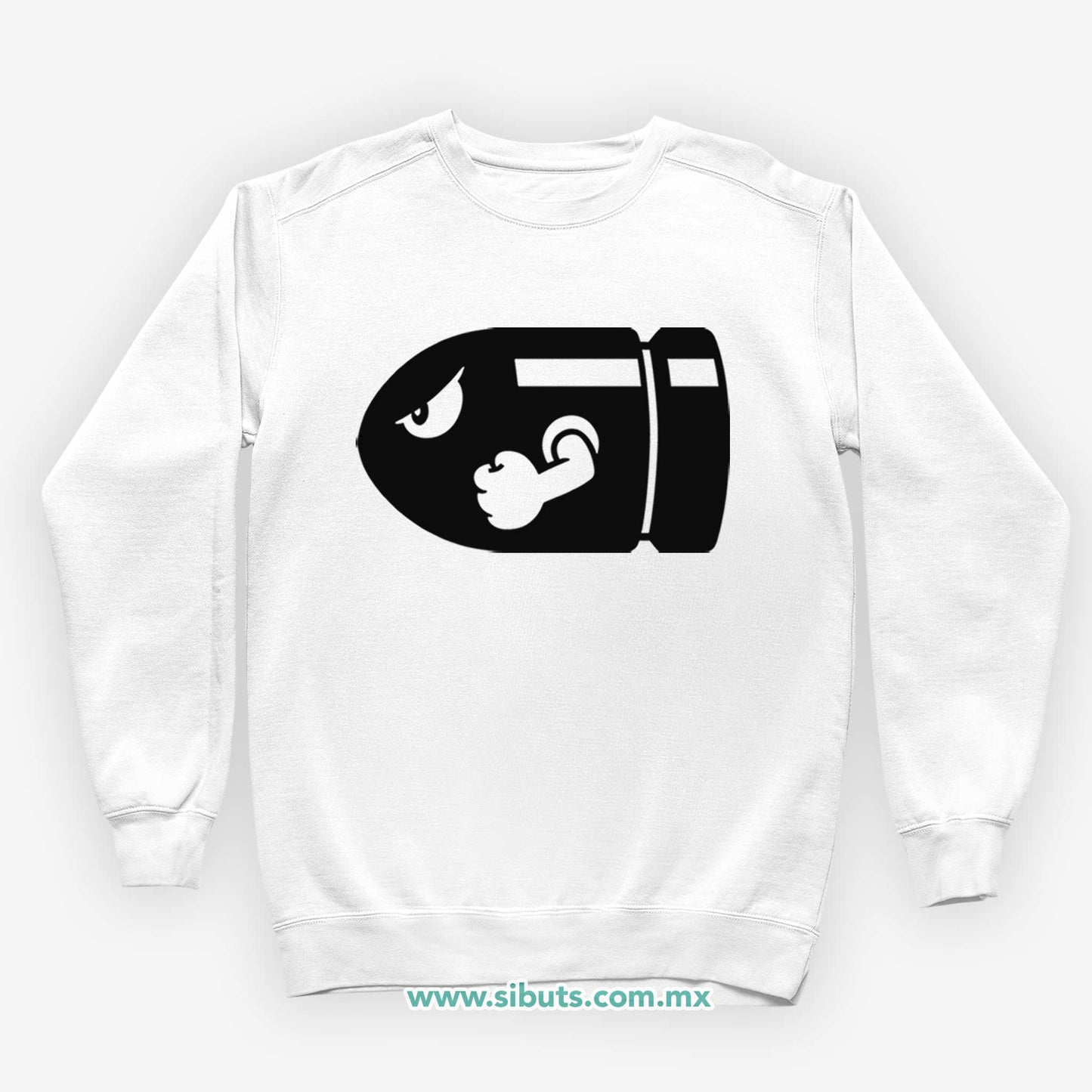 Sudadera Niño Cuello Redondo Super Mario Bross Bullet