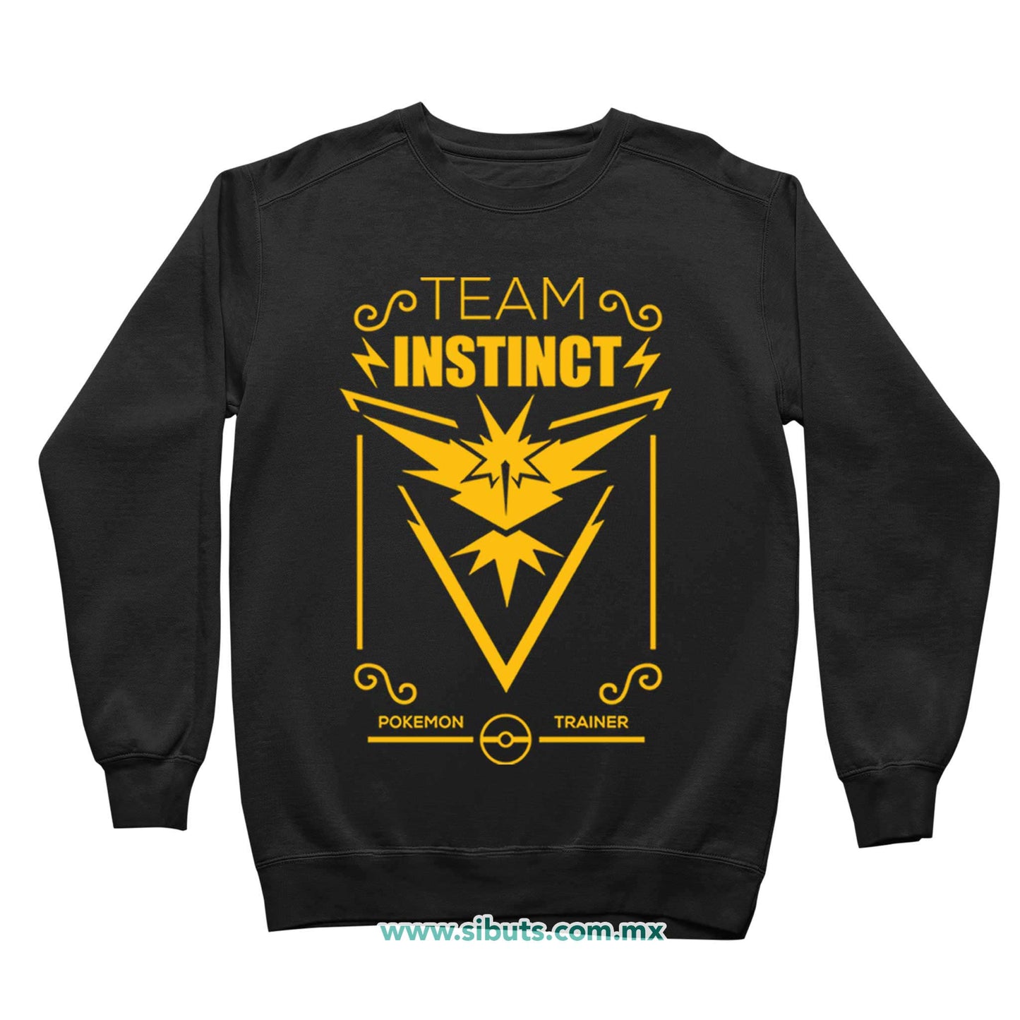 Sudadera Niño Cuello Redondo Pokemon Go Team Instinct