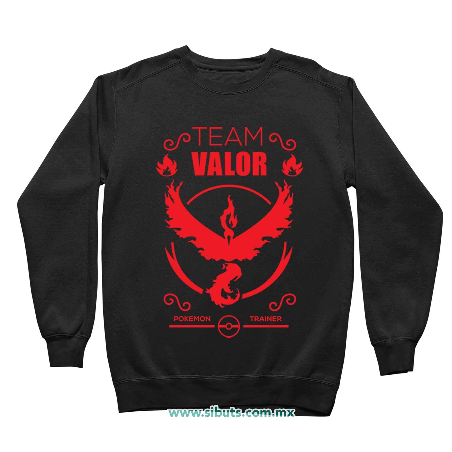 Sudadera Niño Cuello Redondo Pokemon Go Team Valor