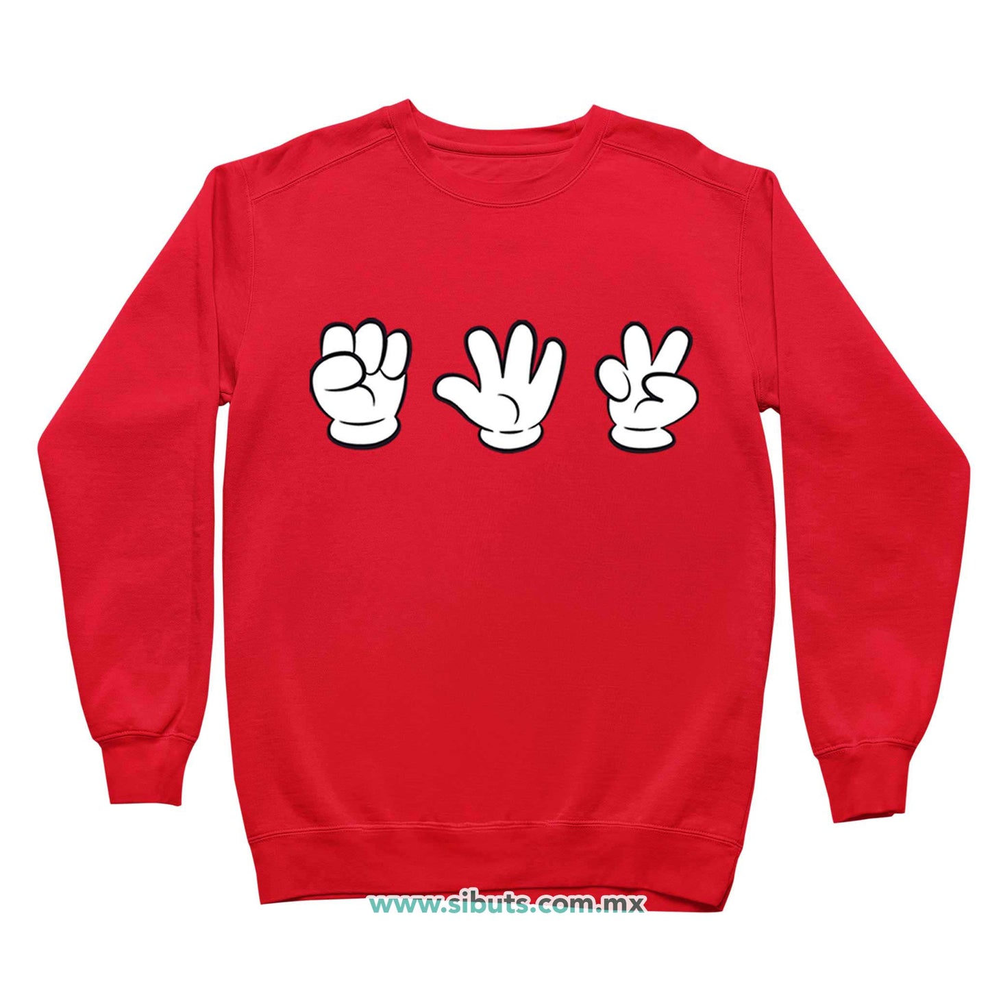 Sudadera Niño Cuello Redondo Juego Piedra Papel O Tijera