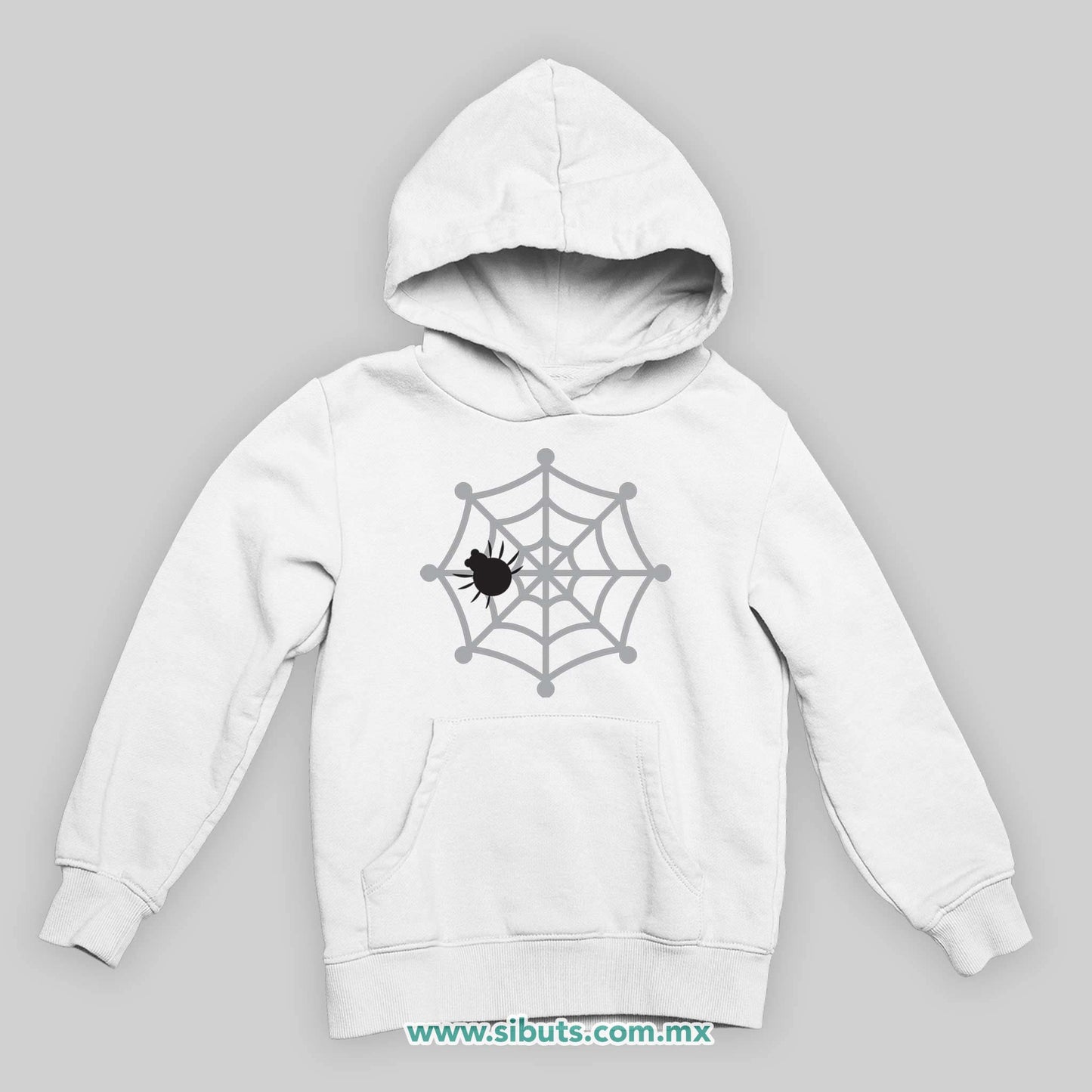 Sudadera Niño Gorro Araña en Telaraña
