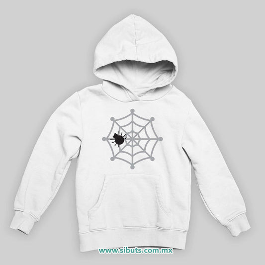 Sudadera Niño Gorro Araña en Telaraña