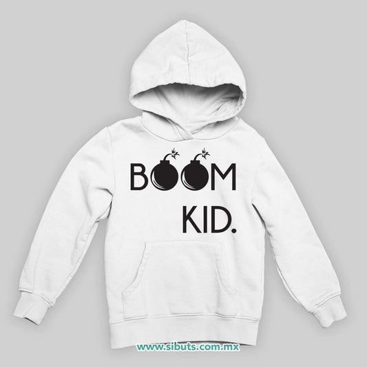 Sudadera Niño Gorro Boom Kid