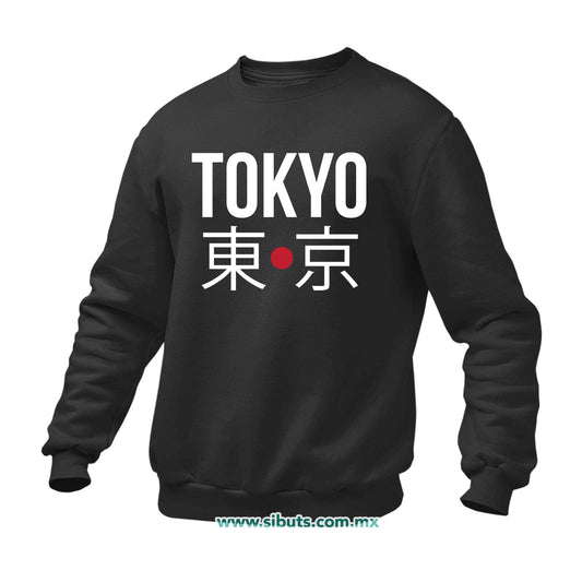 Sudadera Hombre Cuello Redondo Tokyo Japón