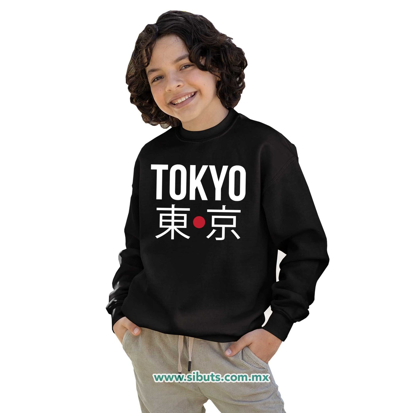 Sudadera Niña Cuello Redondo Tokyo Japón