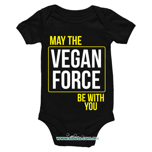 Pañalero Bebé May The Vegan Force Be With You Vegano