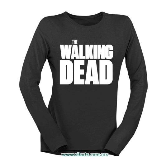 Playera Mujer Manga Larga The Walking Dead