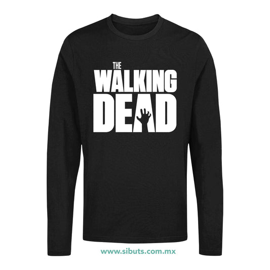 Playera Hombre Manga Larga The Walking Dead Zombie