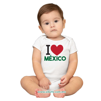 Pañalero Bebé I Love México