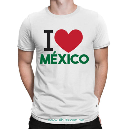 Playera Hombre I Love México