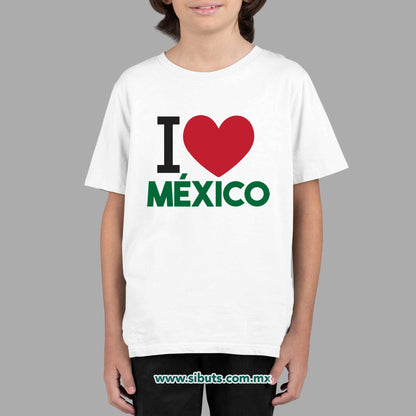 Playera Niño I Love México