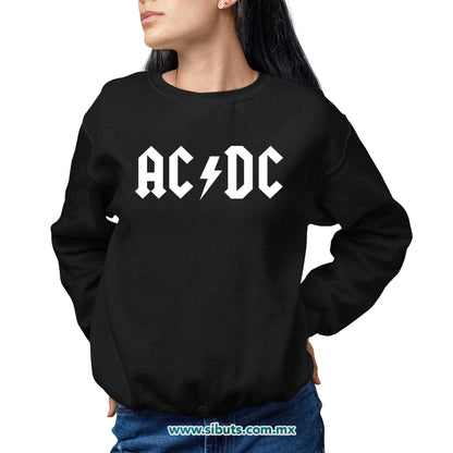 Sudadera Mujer Cuello Redondo AC DC